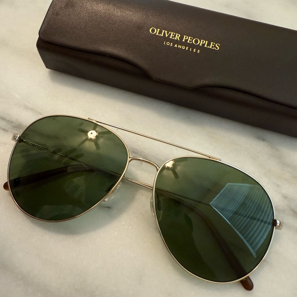 Oliver Peoples Airdale Gold Frame Sunglasses